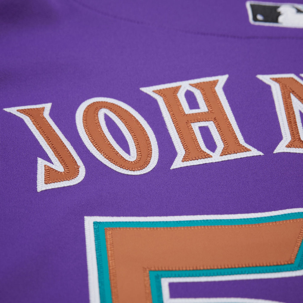 Men's Arizona Diamondbacks Randy Johnson Mitchell & Ness Purple 2000 Throwback Authentic Jersey
