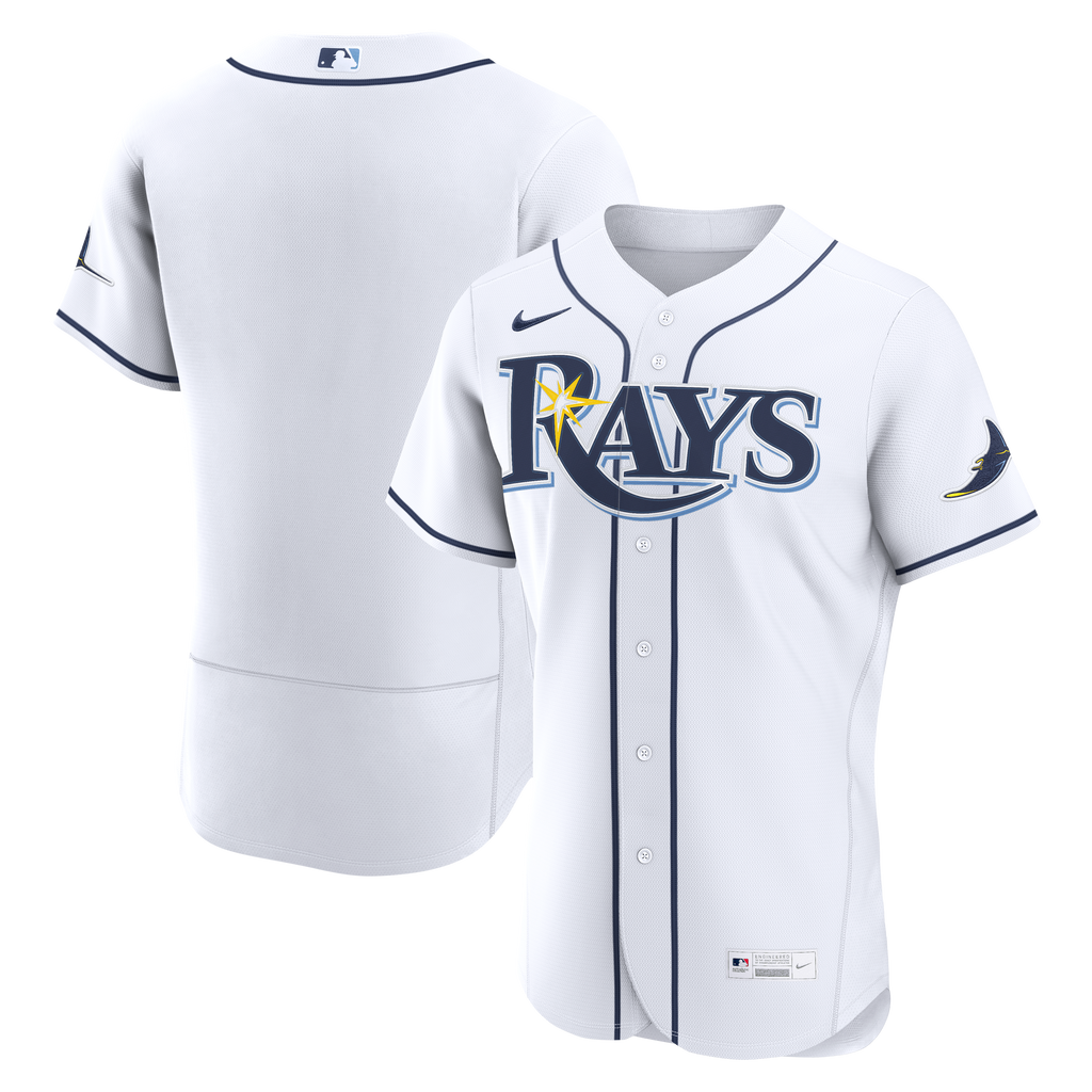 Men's Tampa Bay Rays  Nike White Home Authentic Jersey