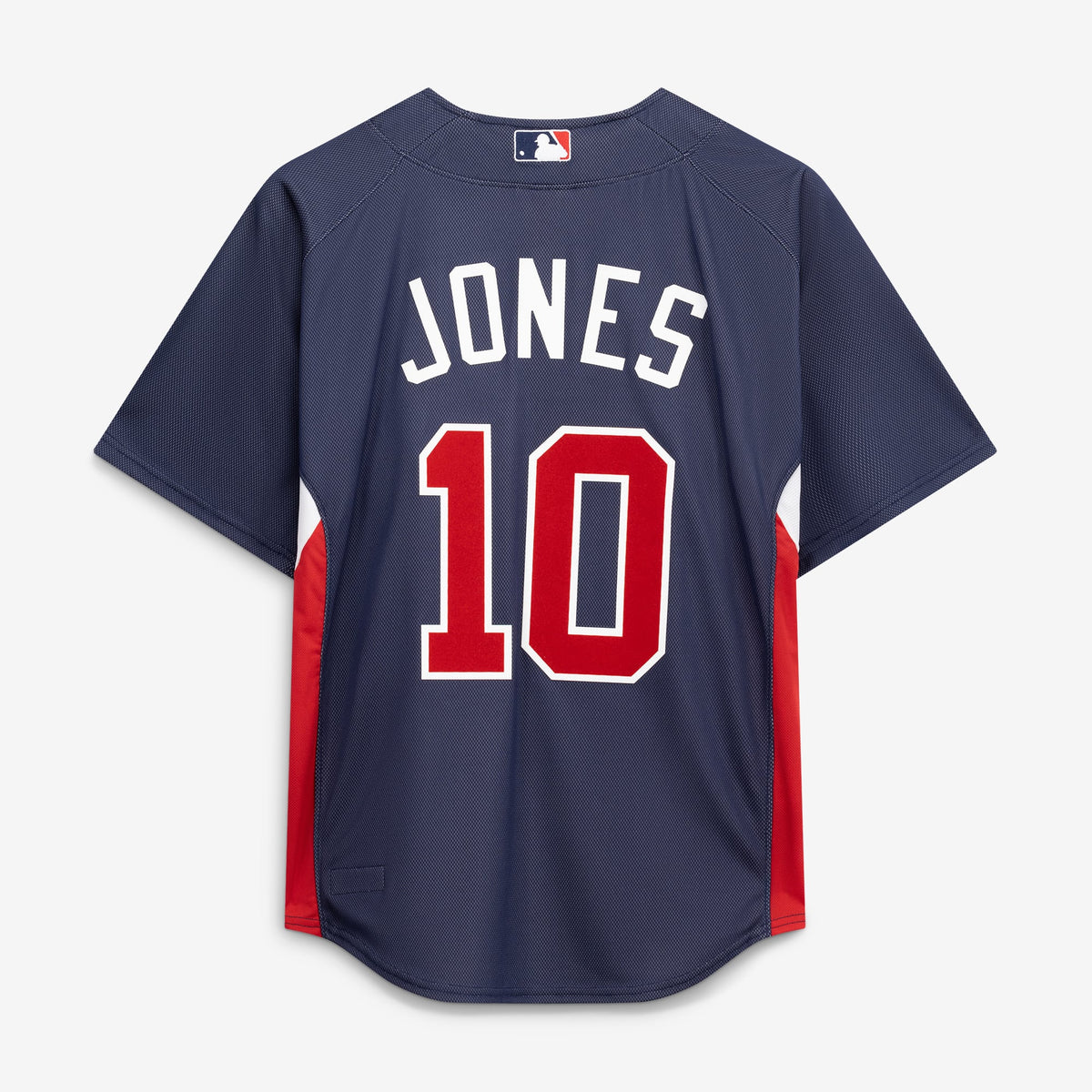 Men's Atlanta Braves Chipper Jones Mitchell & Ness Navy Authentic Batting Practice Jersey