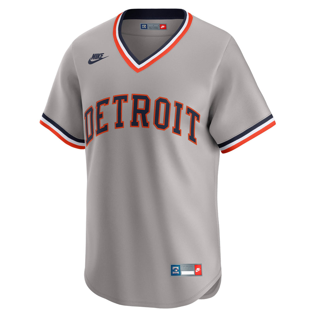 Men's Detroit Tigers Alan Trammell Nike Gray Cooperstown Collection Limited Jersey