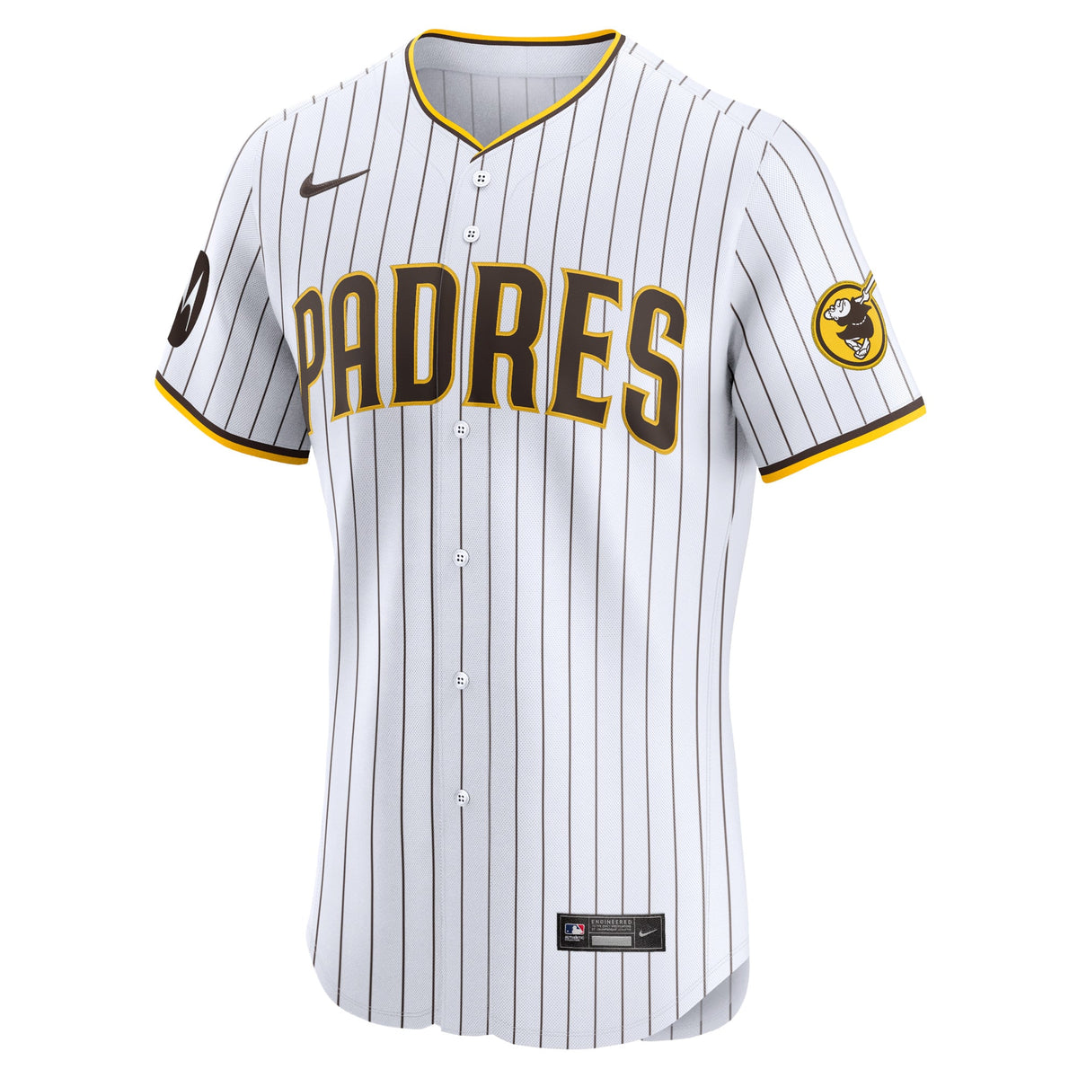 Men's San Diego Padres Tony Fernández Nike White Home Elite Sponsor Patch Player Jersey