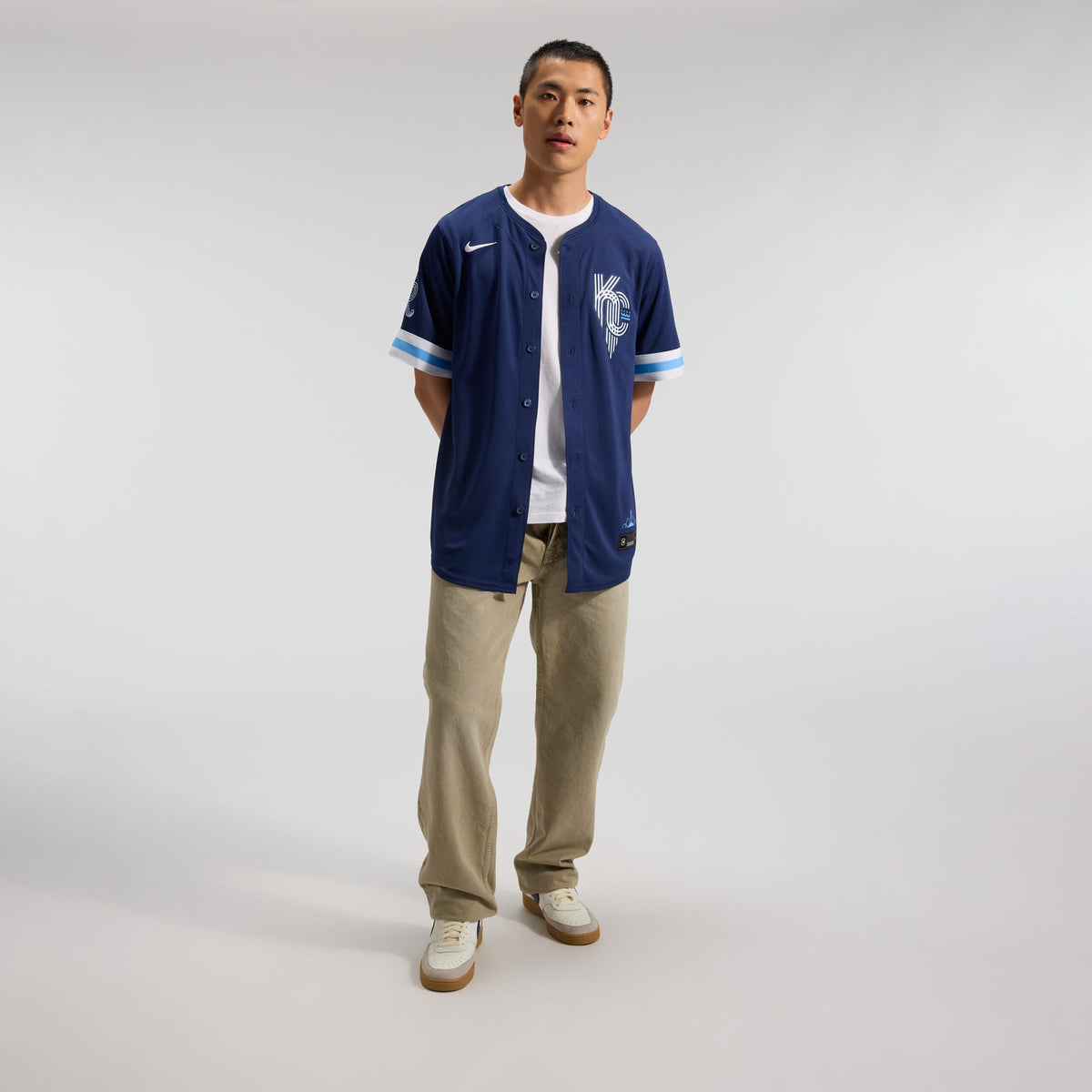 Men's Kansas City Royals  Nike Navy City Connect Limited Jersey
