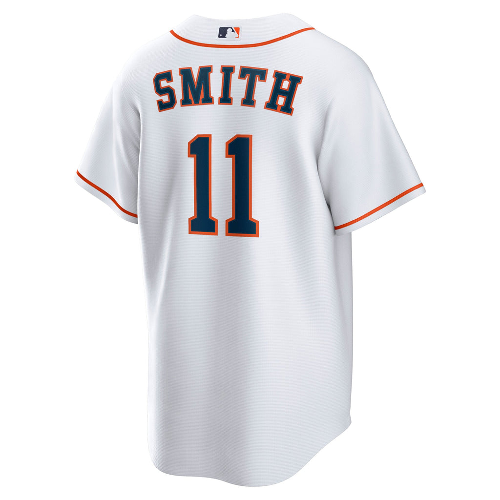 Men's Houston Astros Cam Smith Nike White Home Replica Jersey