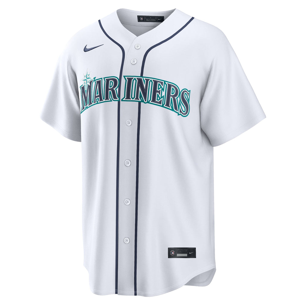 Men's Seattle Mariners Cole Young Nike White Home Replica Jersey