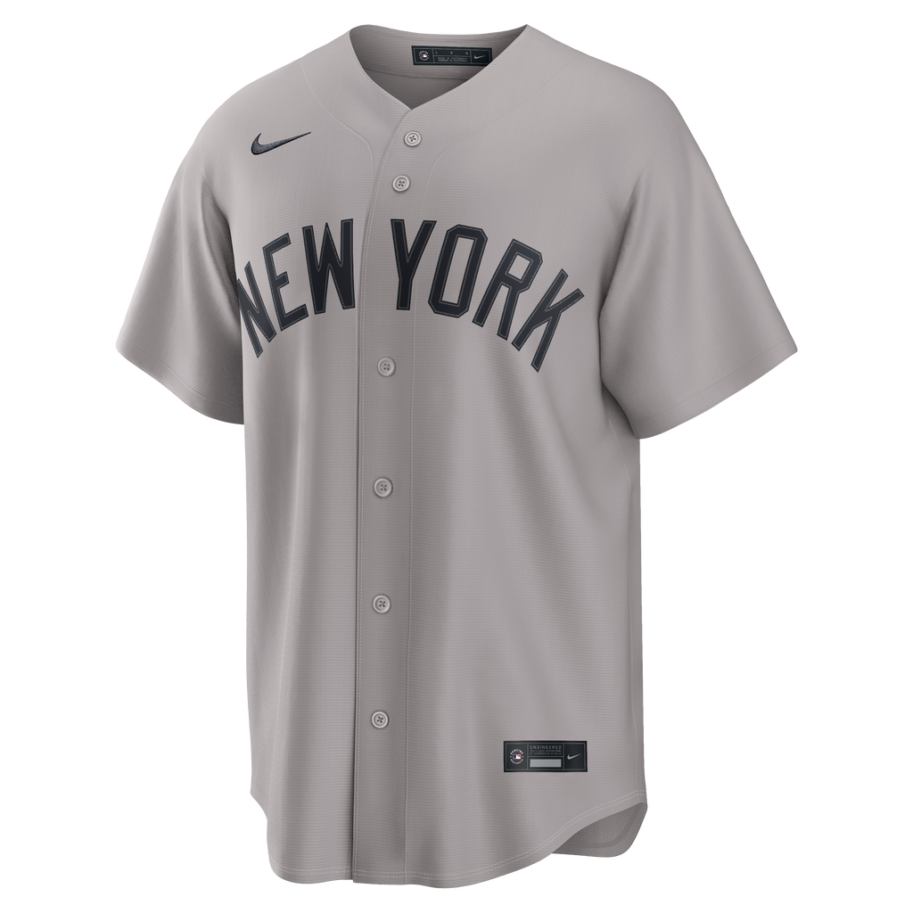 Men's New York Yankees Aaron Judge Nike Gray Road Replica Jersey