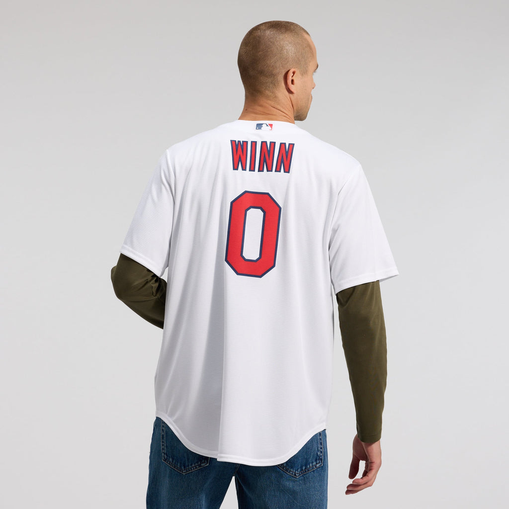 Men's St. Louis Cardinals Masyn Winn Nike White Home Replica Jersey