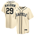 Men's Seattle Mariners Cal Raleigh Nike Cream Alternate Replica Jersey