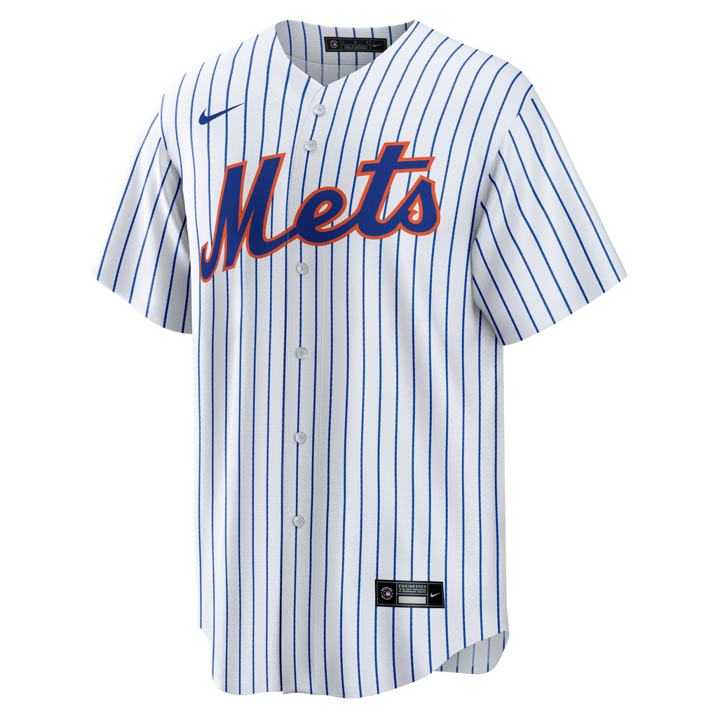 Men's New York Mets Nike White Home Big & Tall Replica Jersey