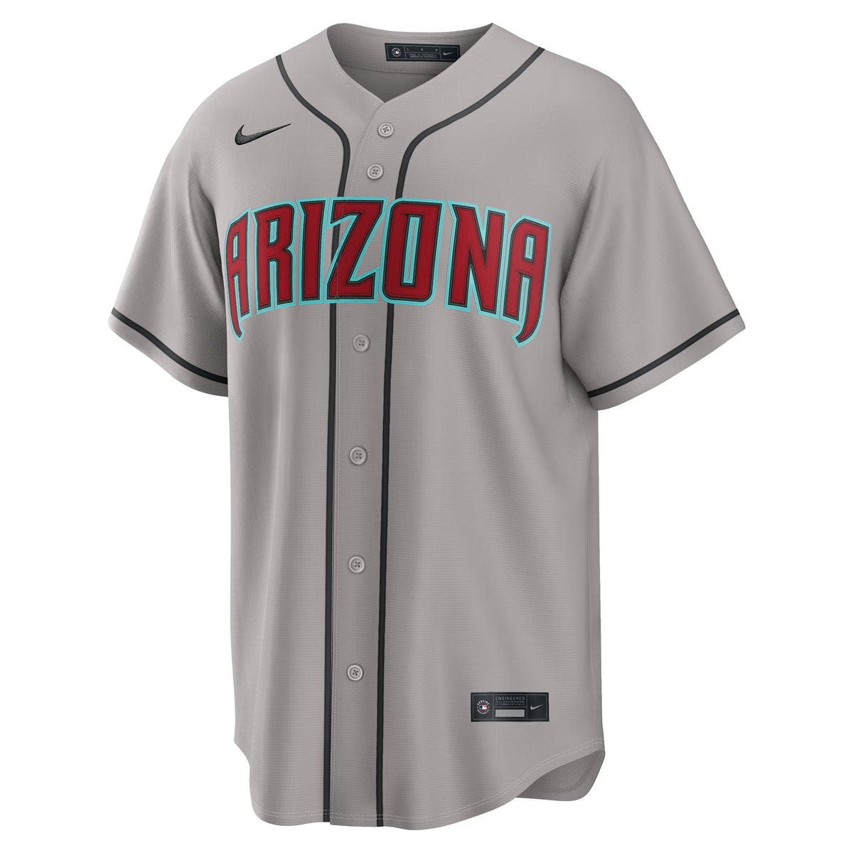 Men's Arizona Diamondbacks Corbin Carroll Nike Gray Road Replica Jersey