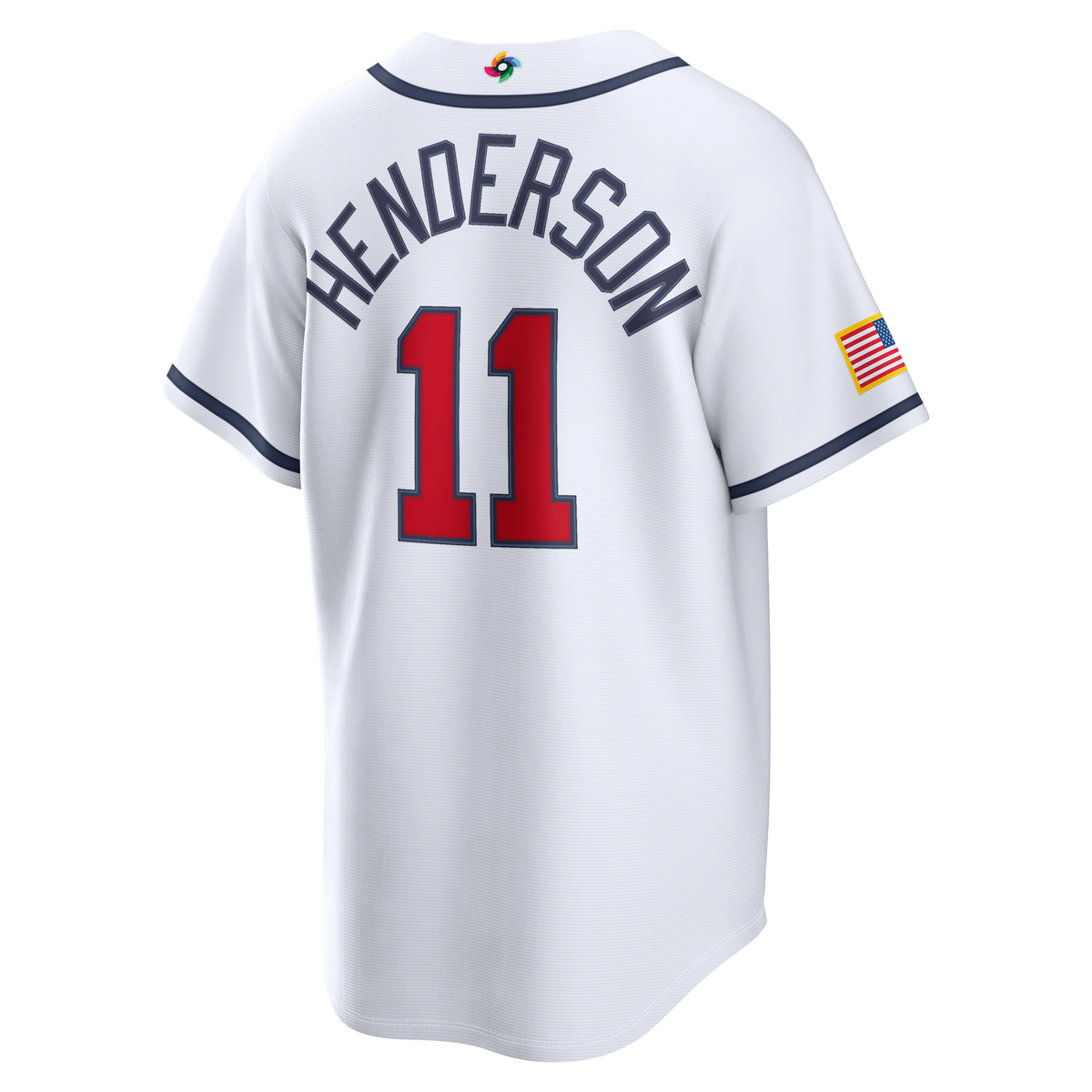 Men's USA Baseball Gunnar Henderson Nike White 2026 World Baseball Classic Home Stadium Jersey