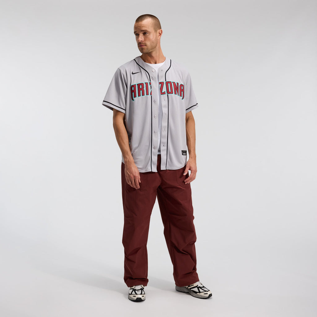 Men's Arizona Diamondbacks Corbin Carroll Nike Gray Road Replica Jersey