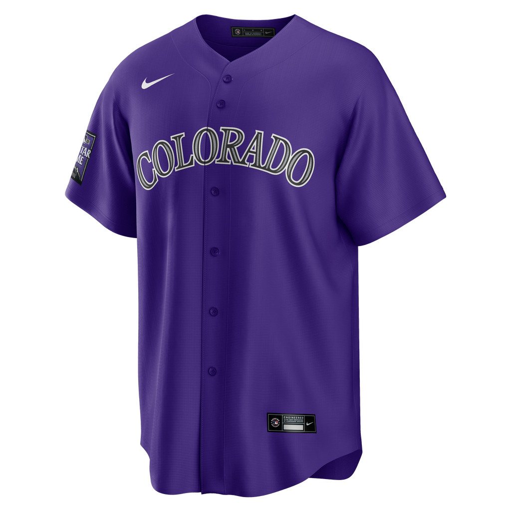 Men's Colorado Rockies Nike Purple Alternate Replica Team Jersey