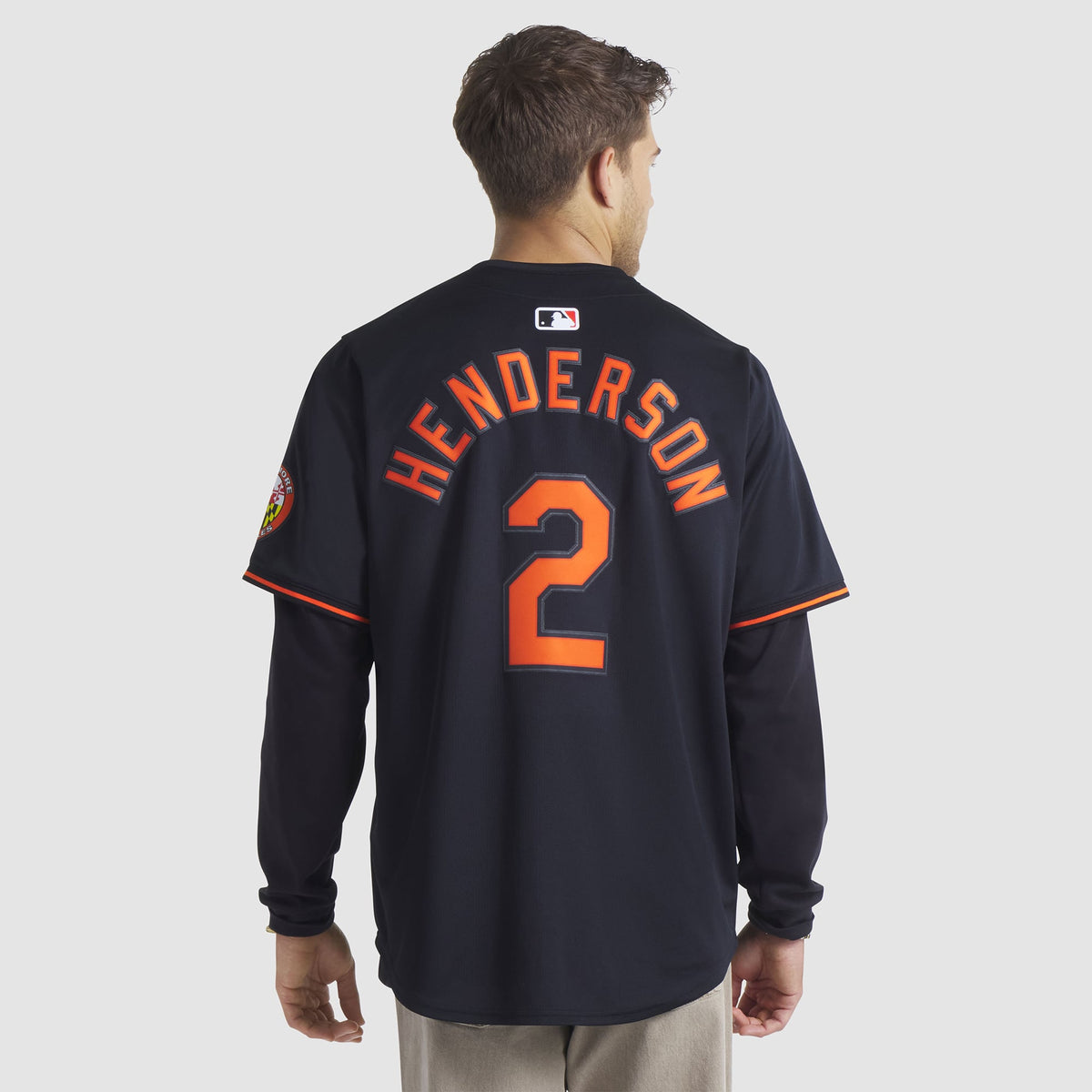 Men's Baltimore Orioles Gunnar Henderson Nike Black Alternate Limited Player Jersey