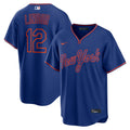 Men's New York Mets Francisco Lindor Nike Royal Alternate Replica Jersey
