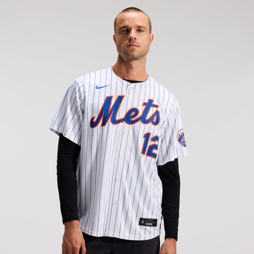 Men's New York Mets Francisco Lindor Nike Gray Road Limited Player Jersey