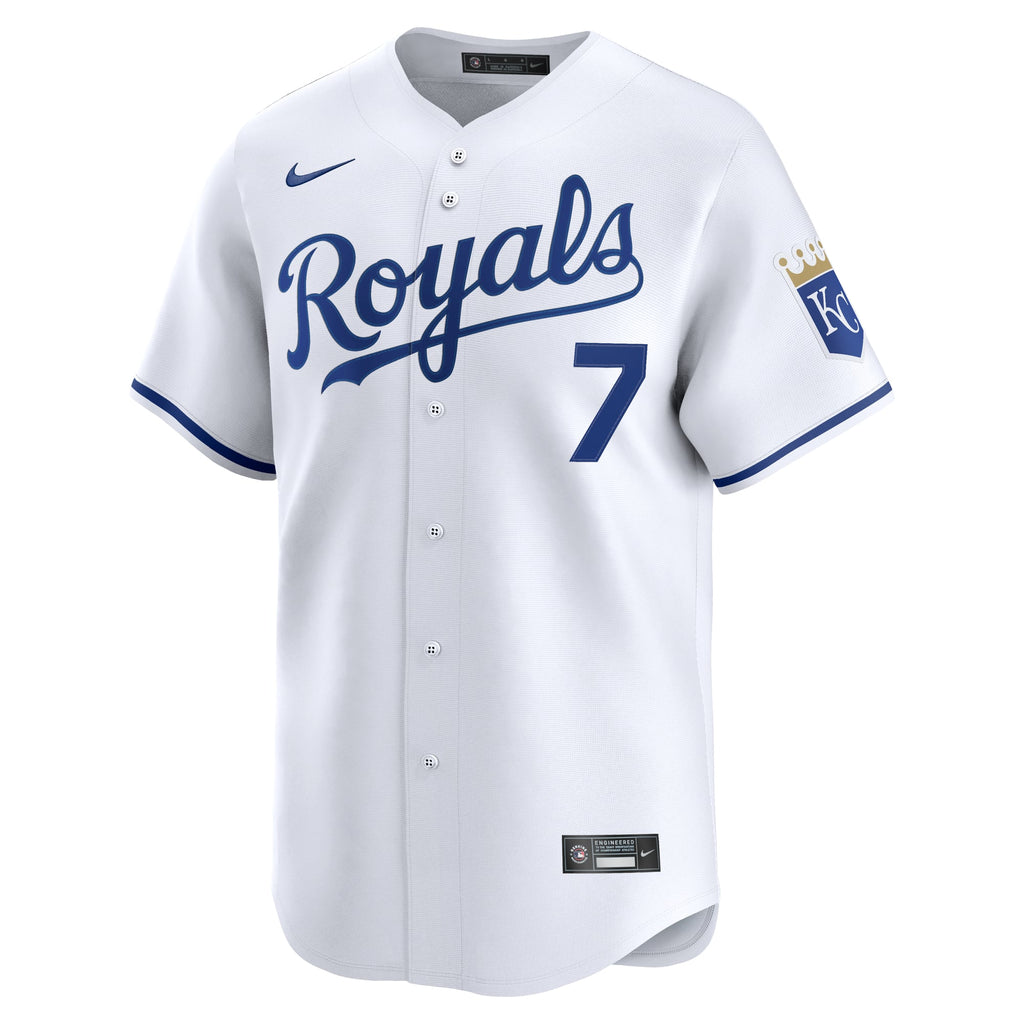 Men's Kansas City Royals Bobby Witt Jr. Nike Light Blue Alternate Limited Player Jersey
