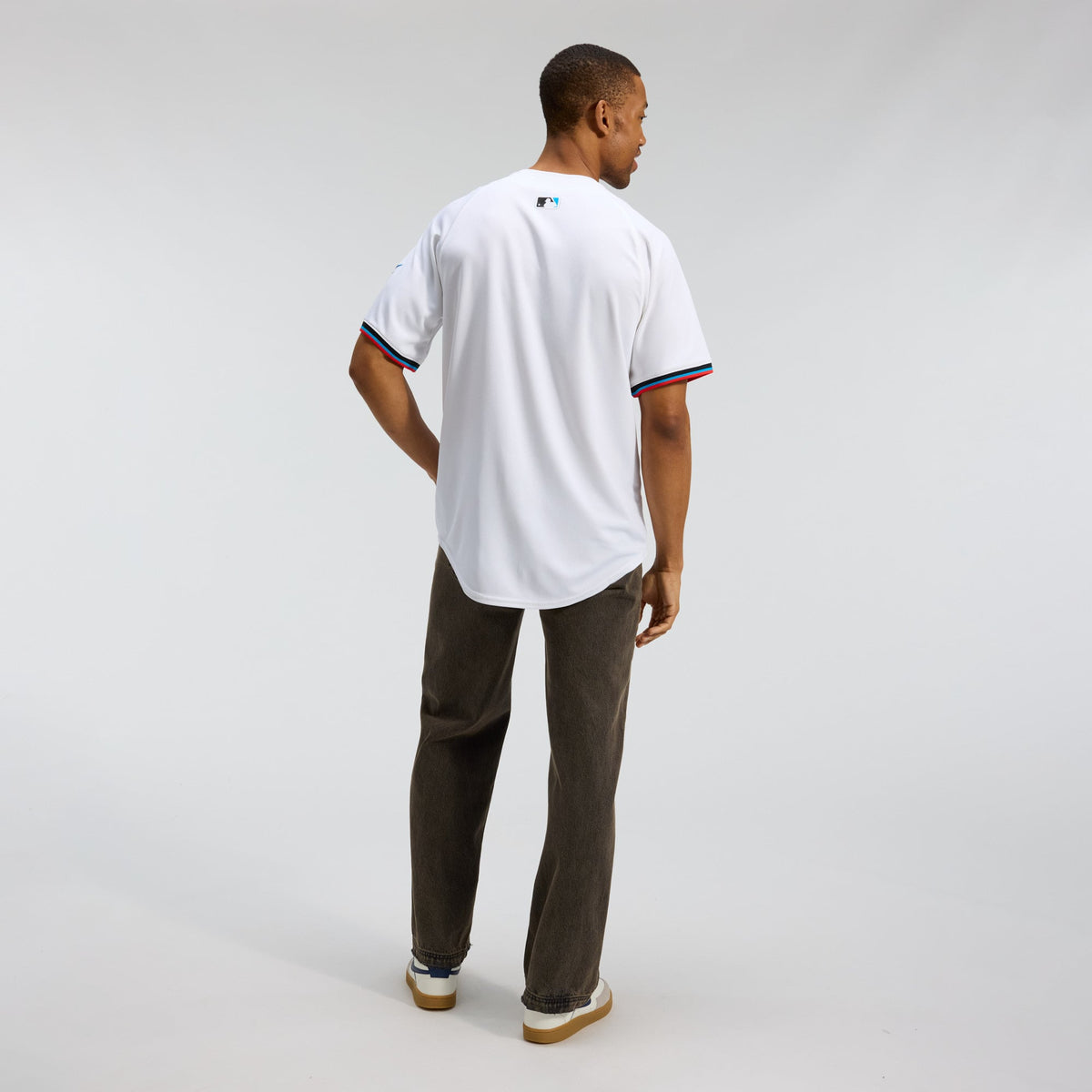 Men's Miami Marlins Nike White Home Limited Jersey