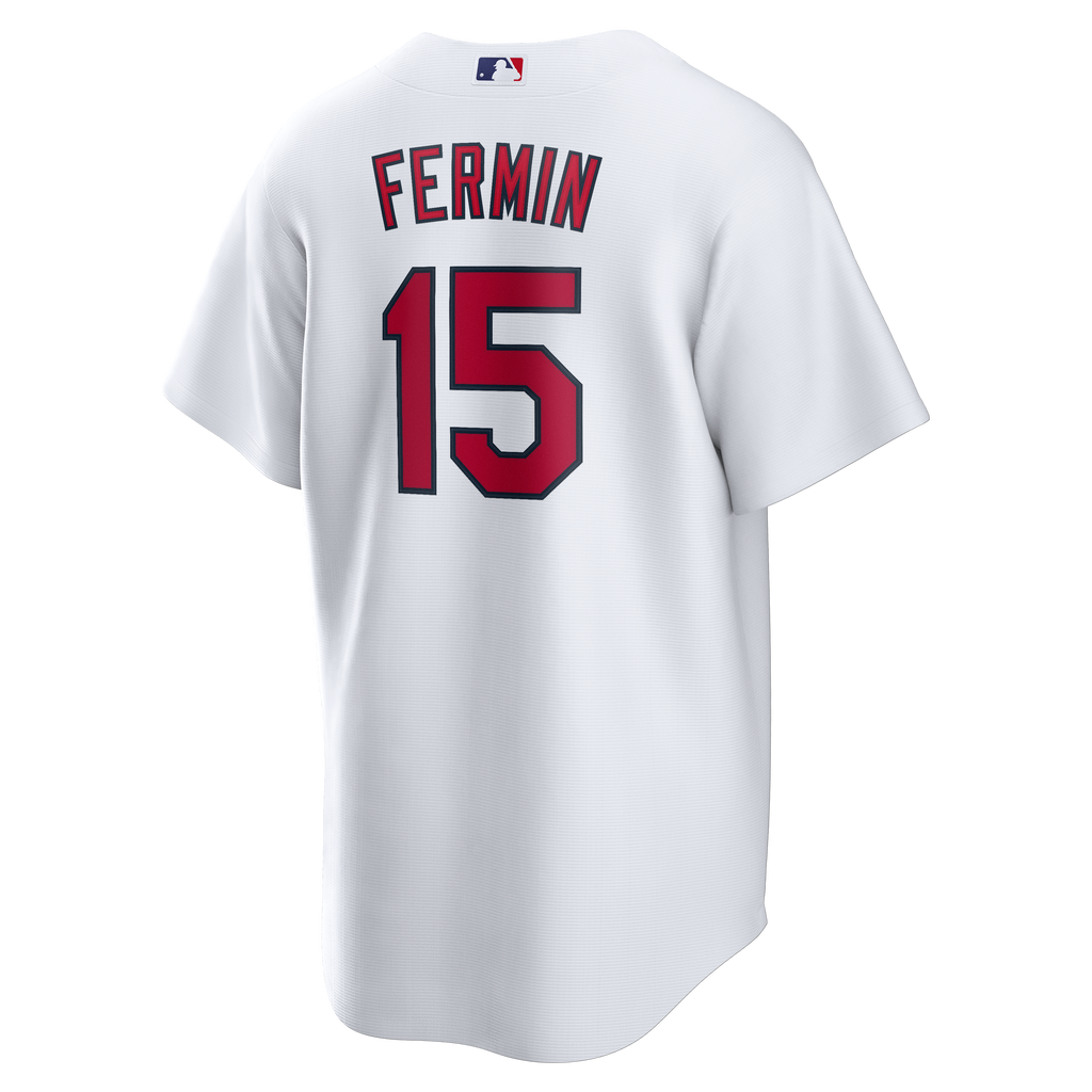 Men's St. Louis Cardinals José Fermín Nike White Home Replica Jersey