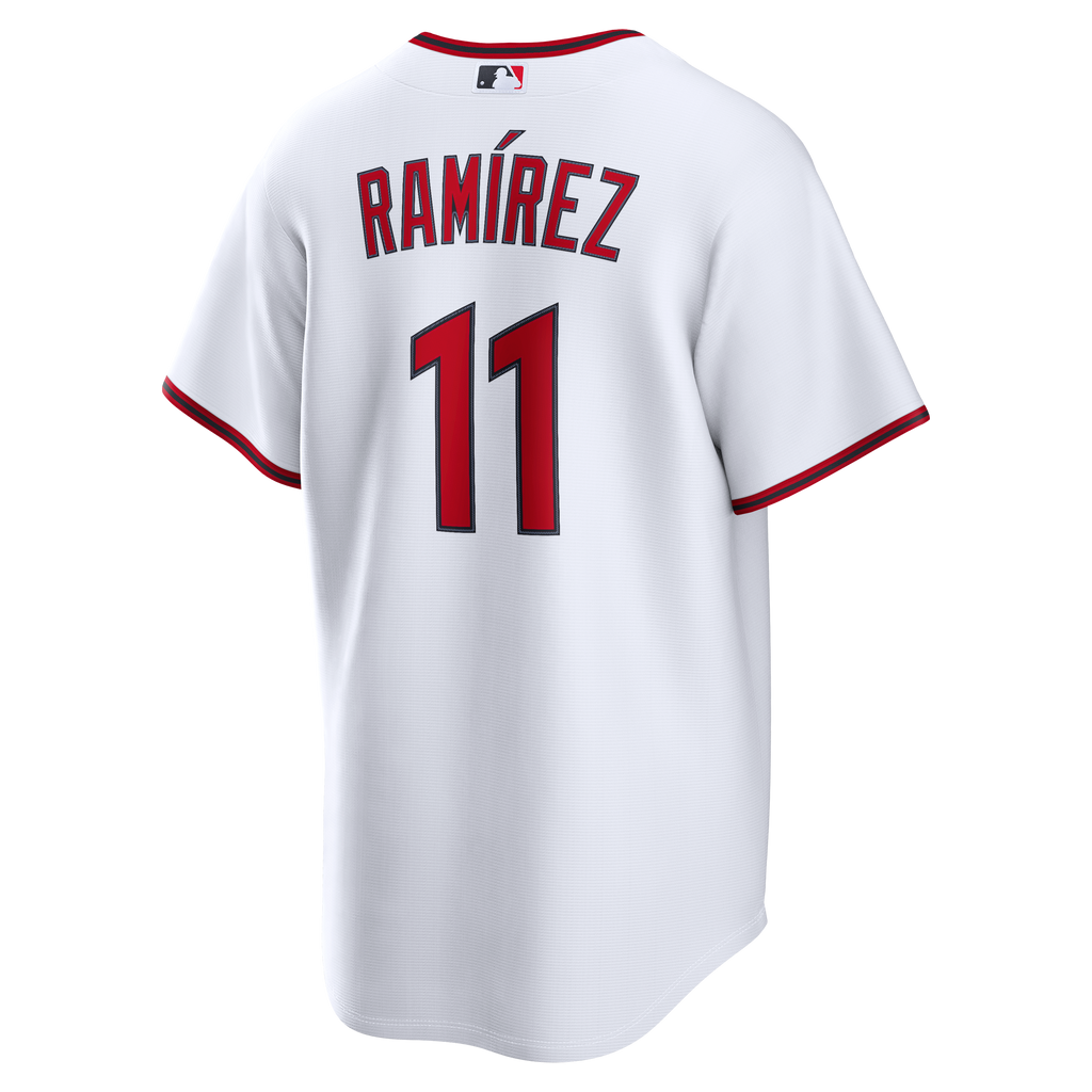 Men's Cleveland Guardians José Ramírez Nike White Home Replica Jersey