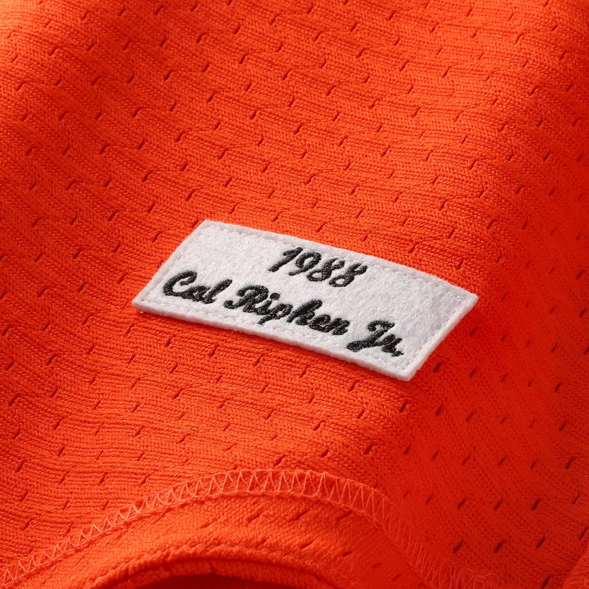 Men's Baltimore Orioles Cal Ripken Jr. Mitchell & Ness Orange Authentic Batting Practice Jersey