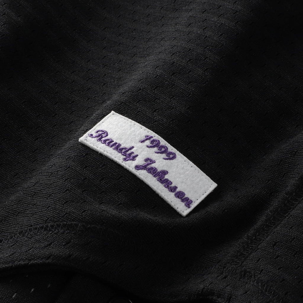 Men's Arizona Diamondbacks Randy Johnson Mitchell & Ness Black Big & Tall Cooperstown Mesh Batting Practice Jersey