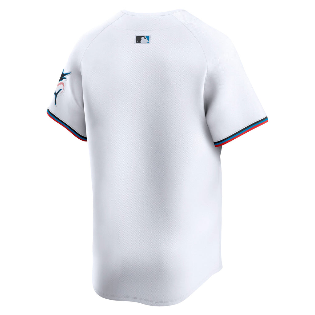 Men's Miami Marlins Nike White Home Limited Jersey