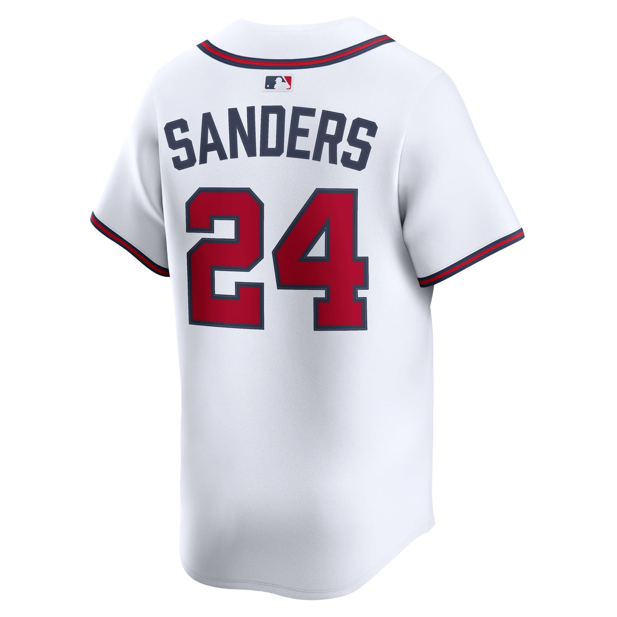 Men's Atlanta Braves Deion Sanders Nike White Limited Player Jersey