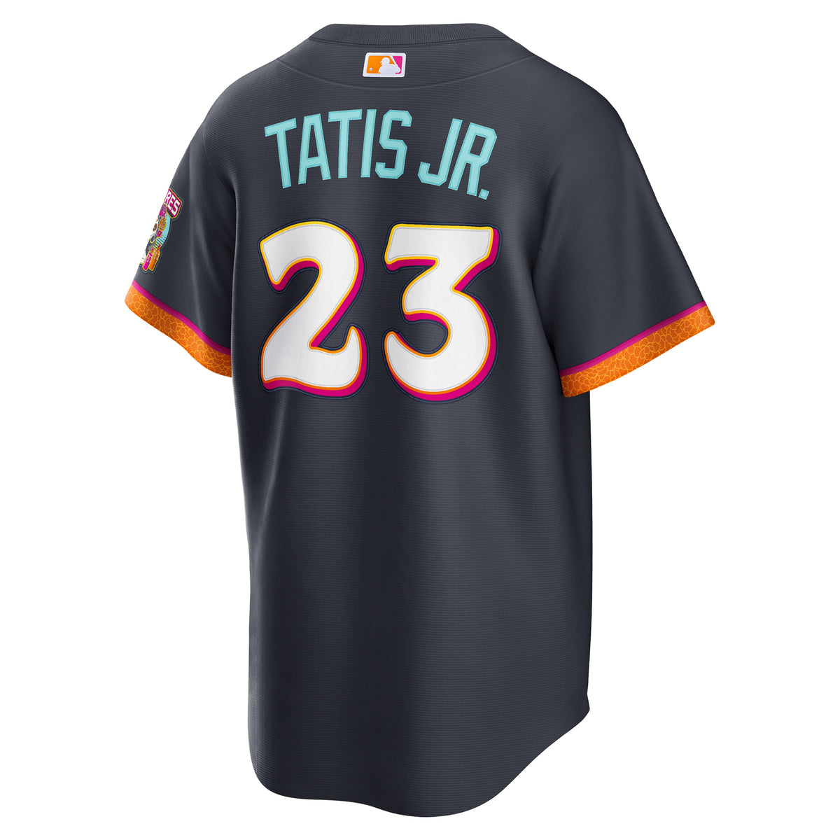Men's San Diego Padres Fernando Tatis Jr. Nike Obsidian 2026 City Connect Stadium Jersey