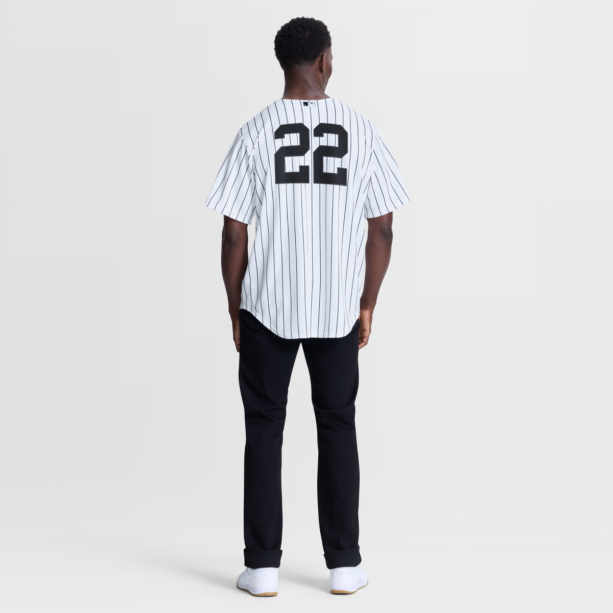 Men's New York Yankees Ben Rice Nike White Home Replica Jersey