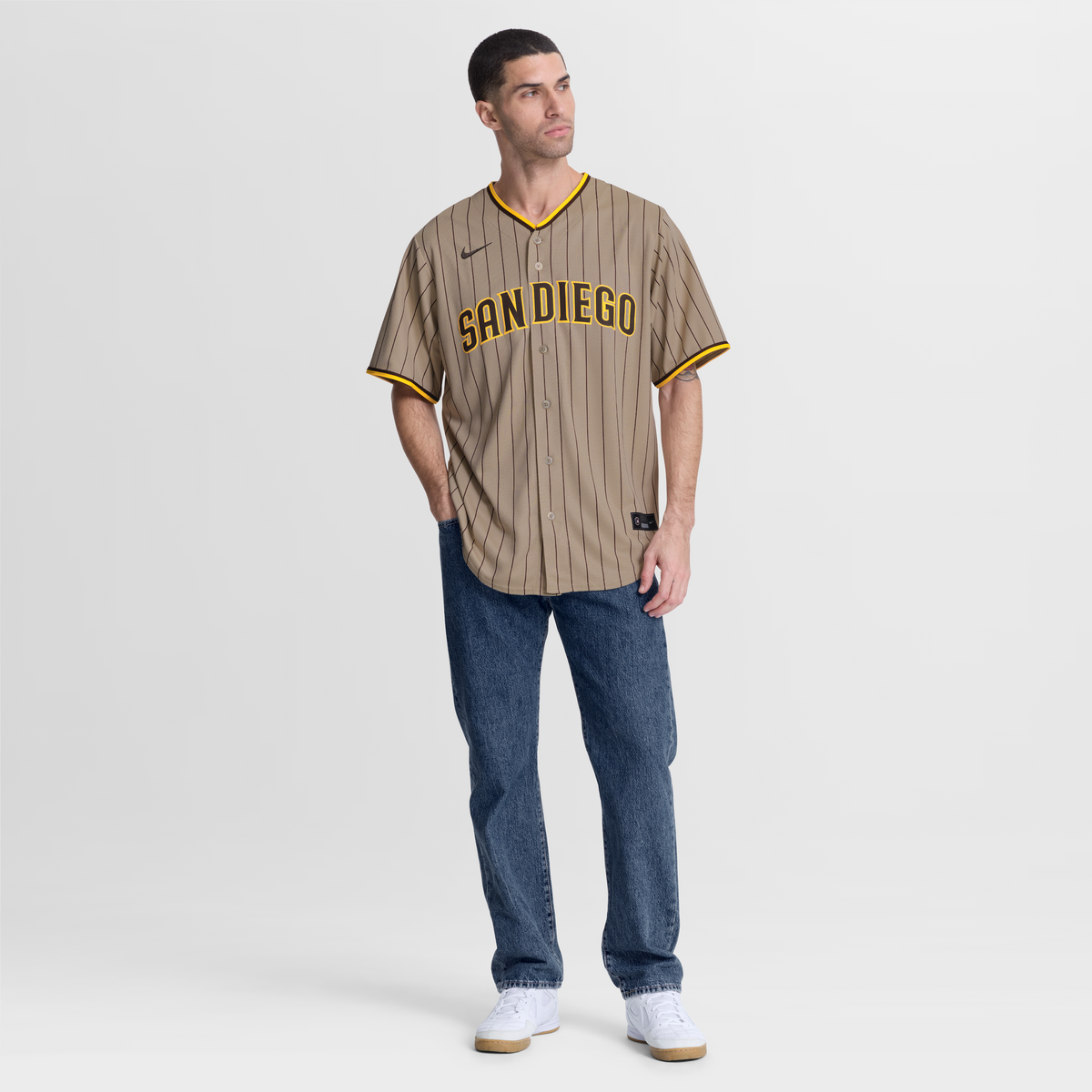 Men's San Diego Padres Nike Sand Alternate Replica Jersey
