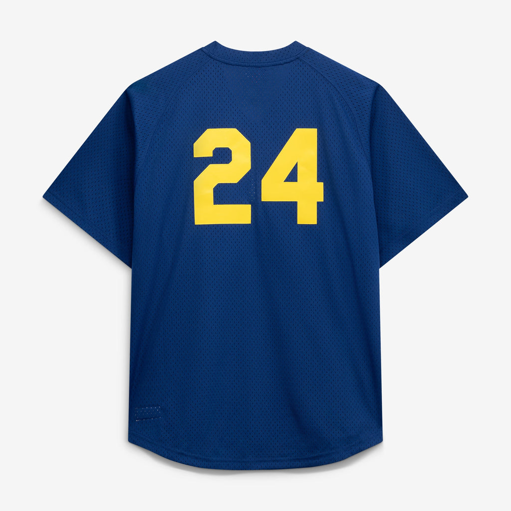 Men's Seattle Mariners Ken Griffey Jr. Mitchell & Ness Royal Big & Tall Cooperstown Collection Mesh Batting Practice Jersey