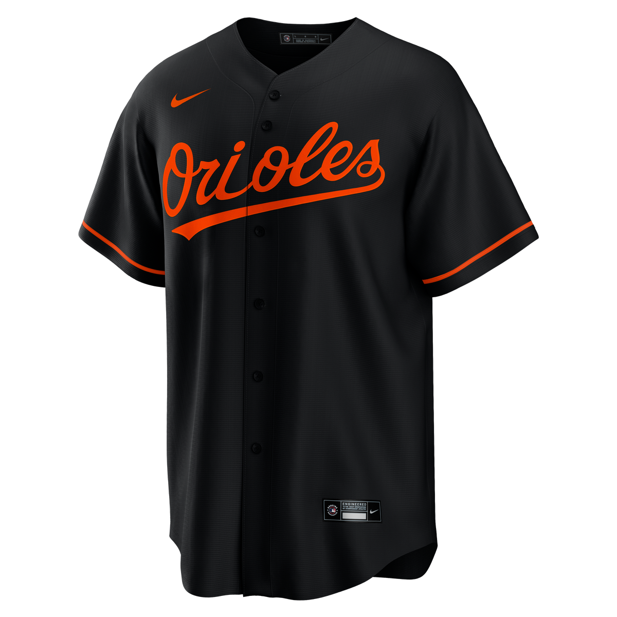 Men's Baltimore Orioles Pete Alonso Nike Black Alternate Replica Jersey