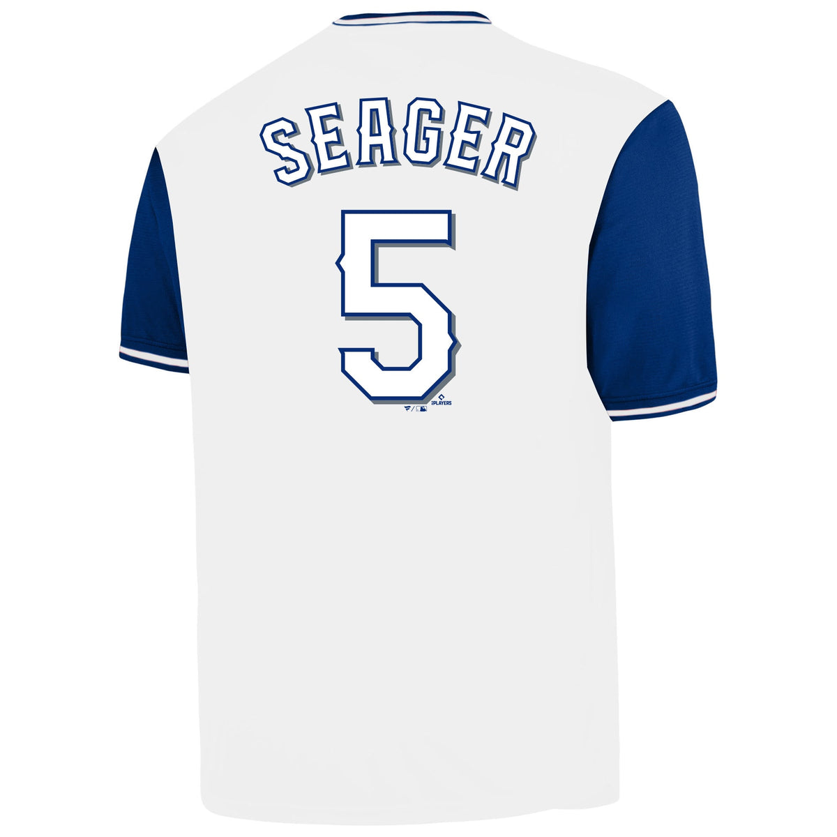 Men's Texas Rangers Corey Seager Profile White Big & Tall Name & Number Jersey