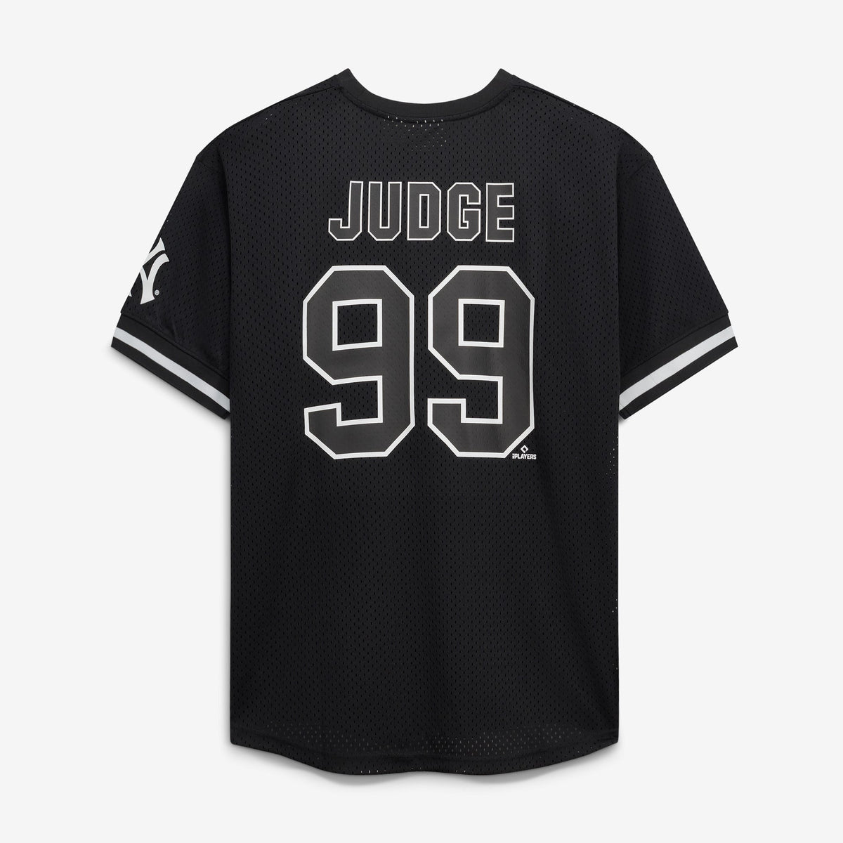 Men's New York Yankees Aaron Judge Fanatics Black/White Big & Tall Heavyweight Mesh Jersey