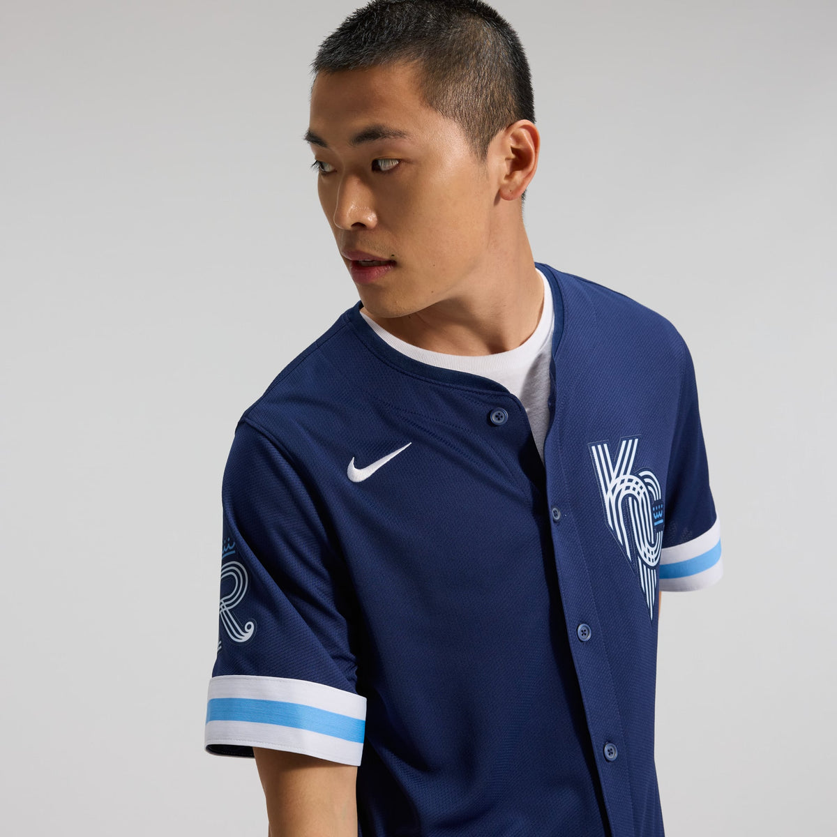 Men's Kansas City Royals  Nike Navy City Connect Limited Jersey