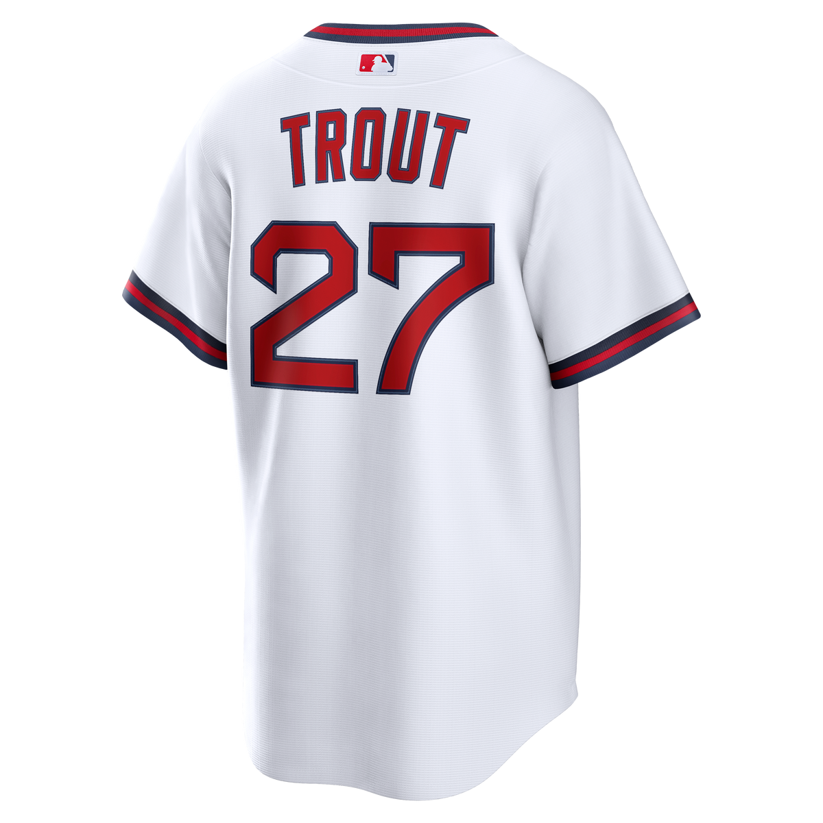 Men's Los Angeles Angels Mike Trout Nike White Alternate Replica Jersey