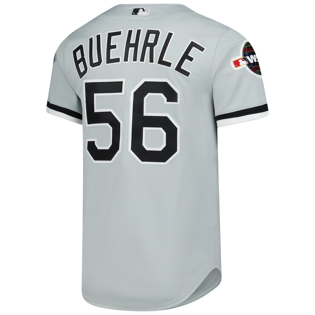 Men's Chicago White Sox Mark Buehrle Mitchell & Ness Gray 2005 Throwback Authentic Jersey
