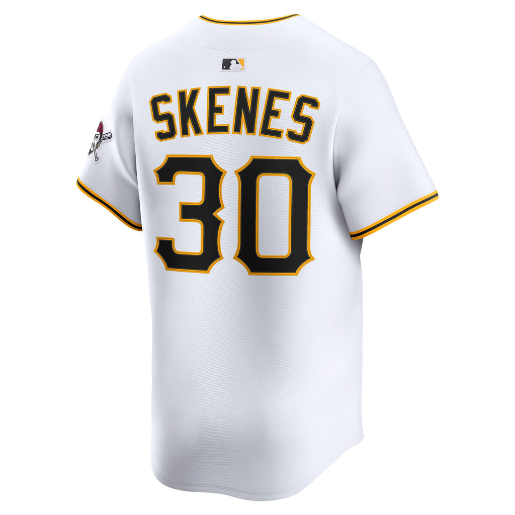 Men's Pittsburgh Pirates Paul Skenes Nike White Home Limited Player Jersey