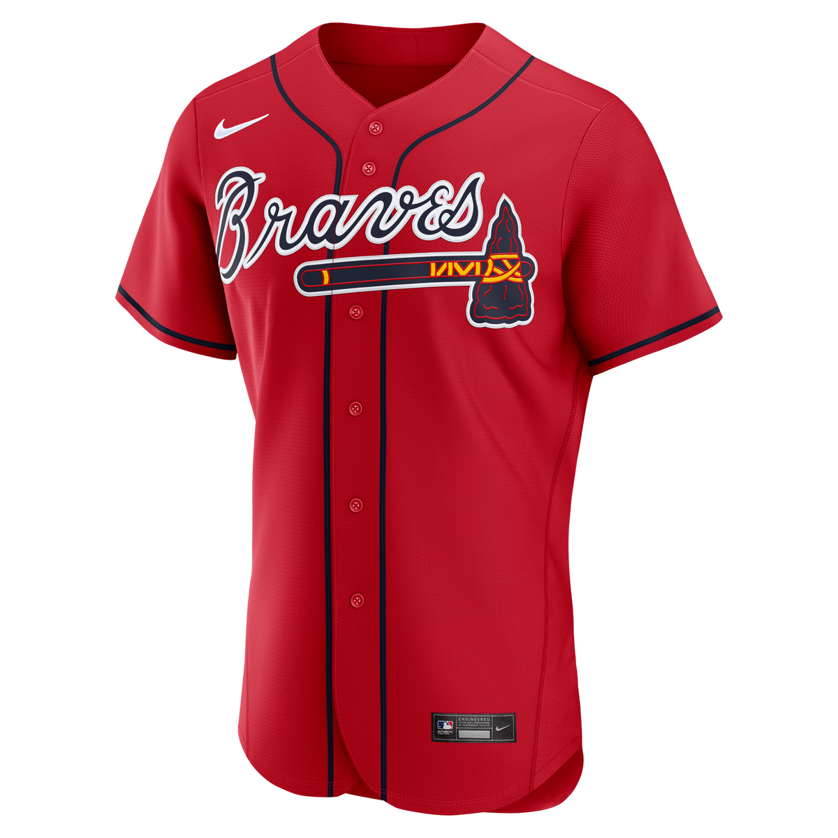 Men's Atlanta Braves Drake Baldwin Nike Red MLB Awards Authentic Jersey