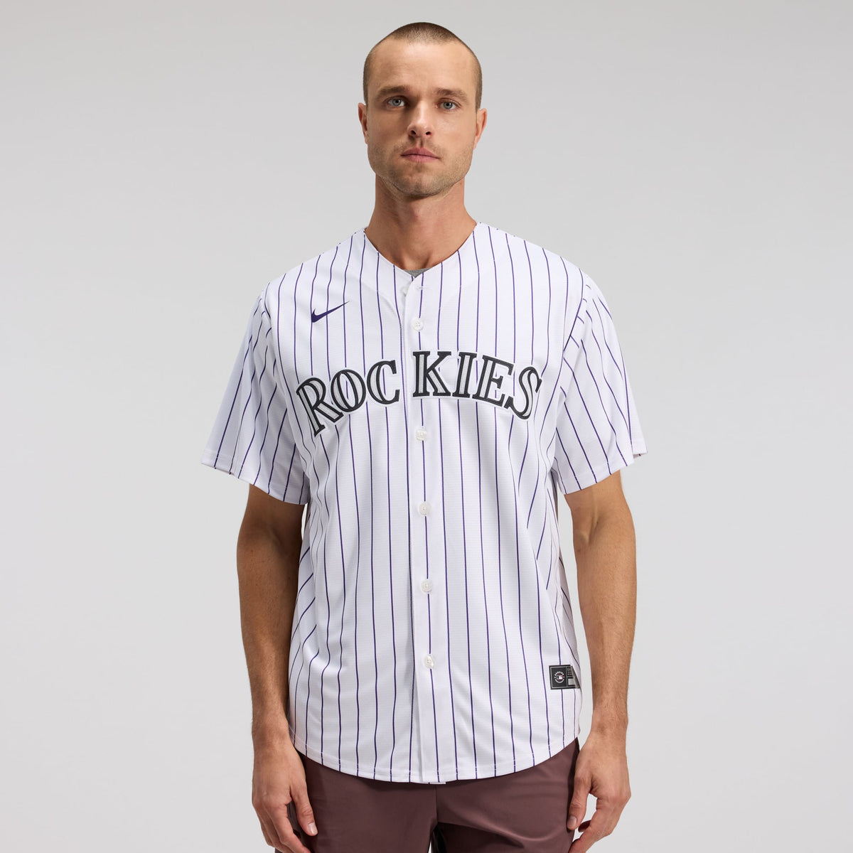 Men's Colorado Rockies Nike Purple Alternate Replica Team Jersey