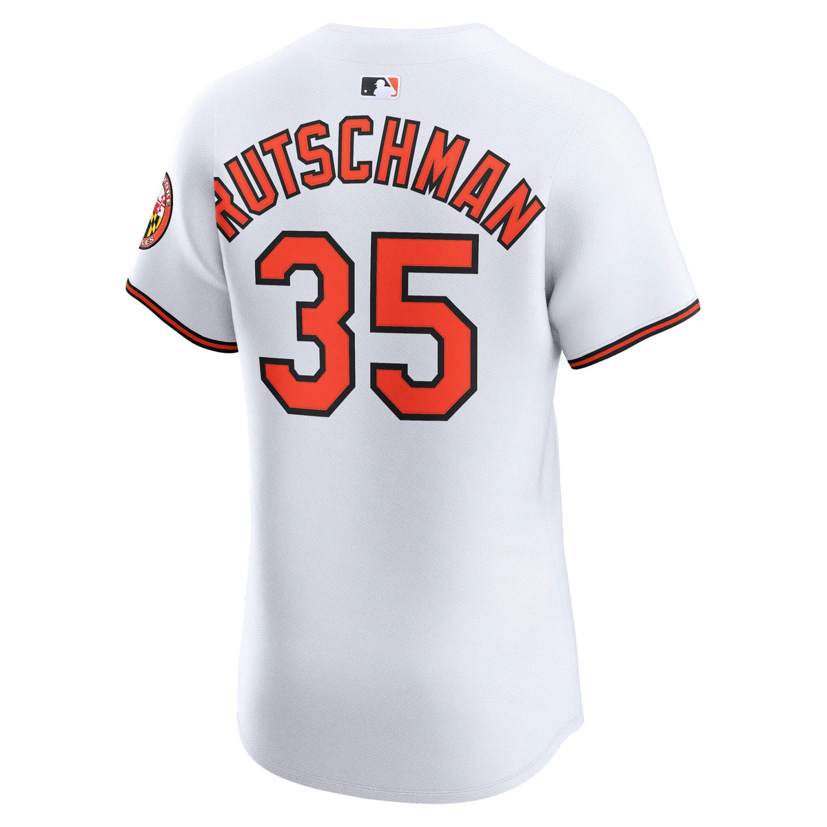 Men's Baltimore Orioles Adley Rutschman Nike White Home Elite Jersey