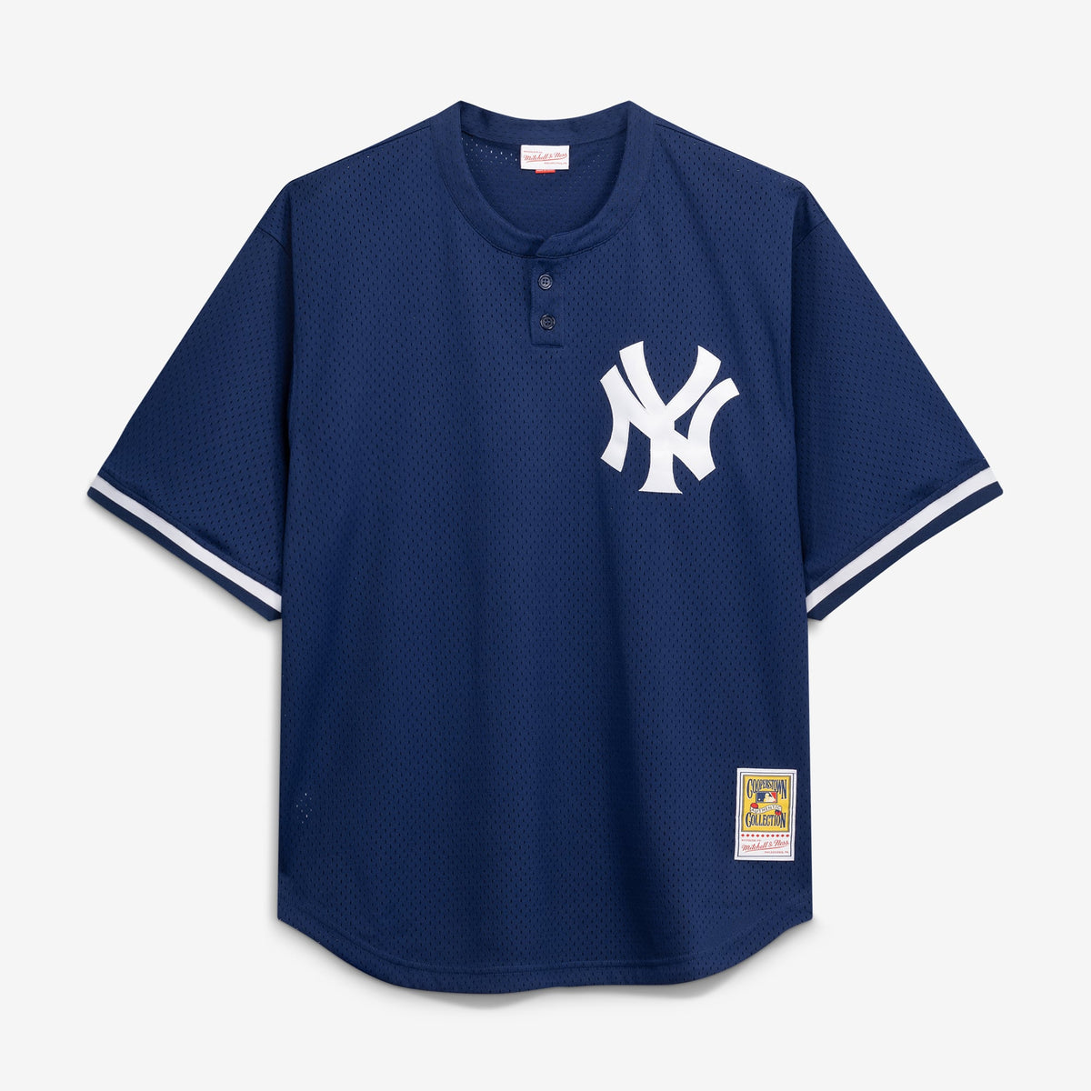 Men's New York Yankees Don Mattingly Mitchell & Ness Navy Cooperstown Collection Big & Tall Mesh Batting Practice Jersey