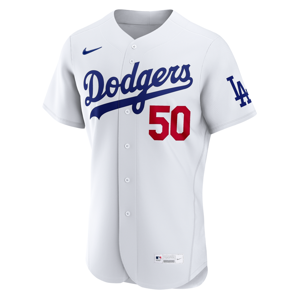 Men's Los Angeles Dodgers Mookie Betts Nike White Home Authentic Jersey