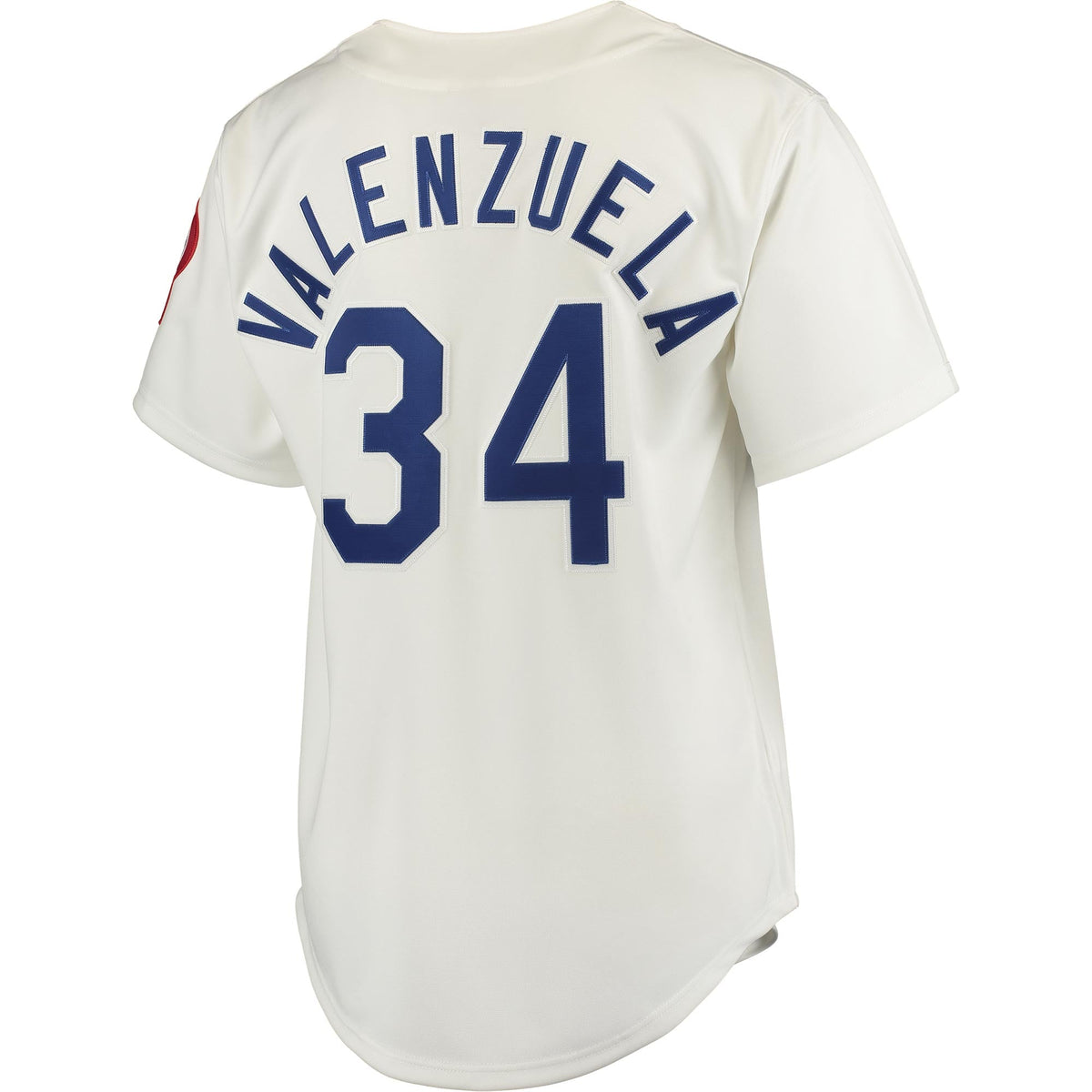 Men's Los Angeles Dodgers Fernando Valenzuela Mitchell & Ness Gray Authentic Jersey