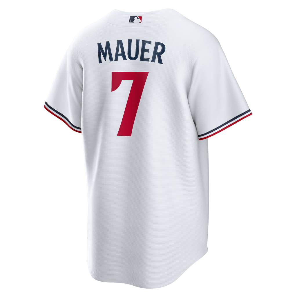 Men's Minnesota Twins Joe Mauer Nike White Home Retired Player Replica Jersey