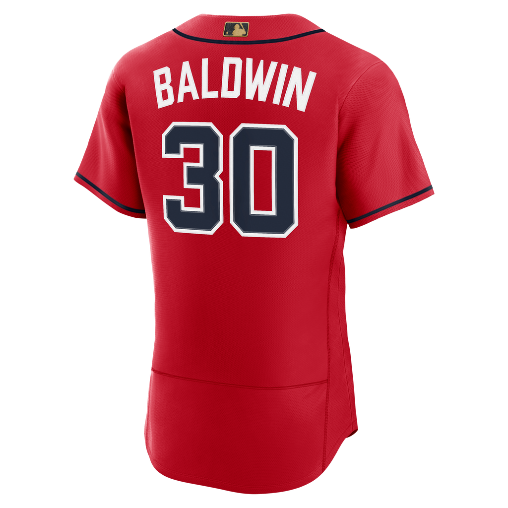 Men's Atlanta Braves Drake Baldwin Nike White MLB Awards Authentic Jersey
