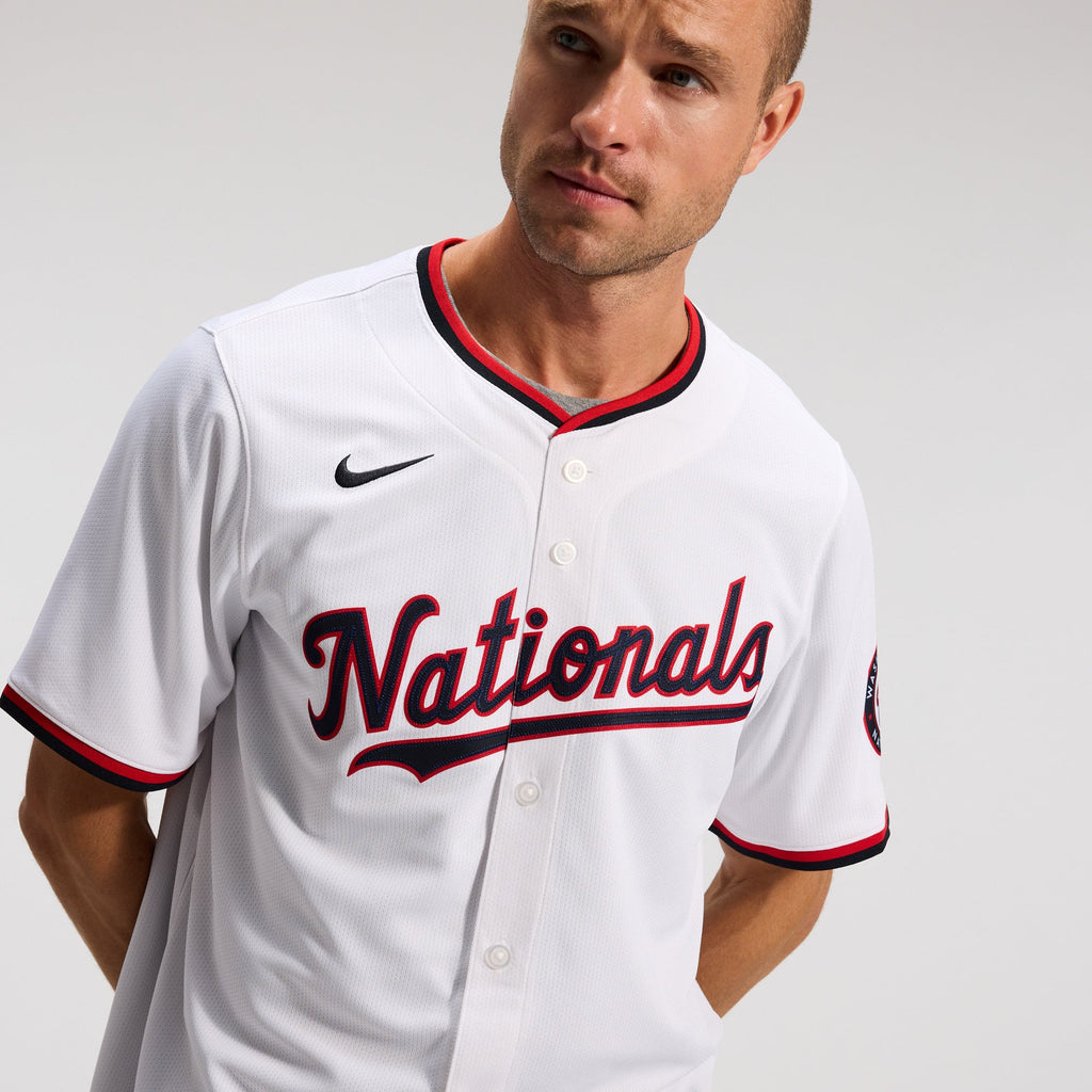 Men's Washington Nationals Dylan Crews Nike White Home Limited Player Jersey