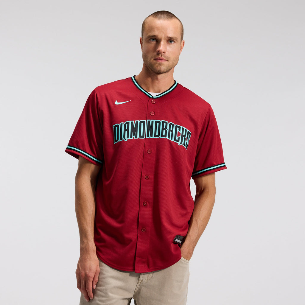 Men's Arizona Diamondbacks Corbin Carroll Nike Black Alternate Replica Jersey