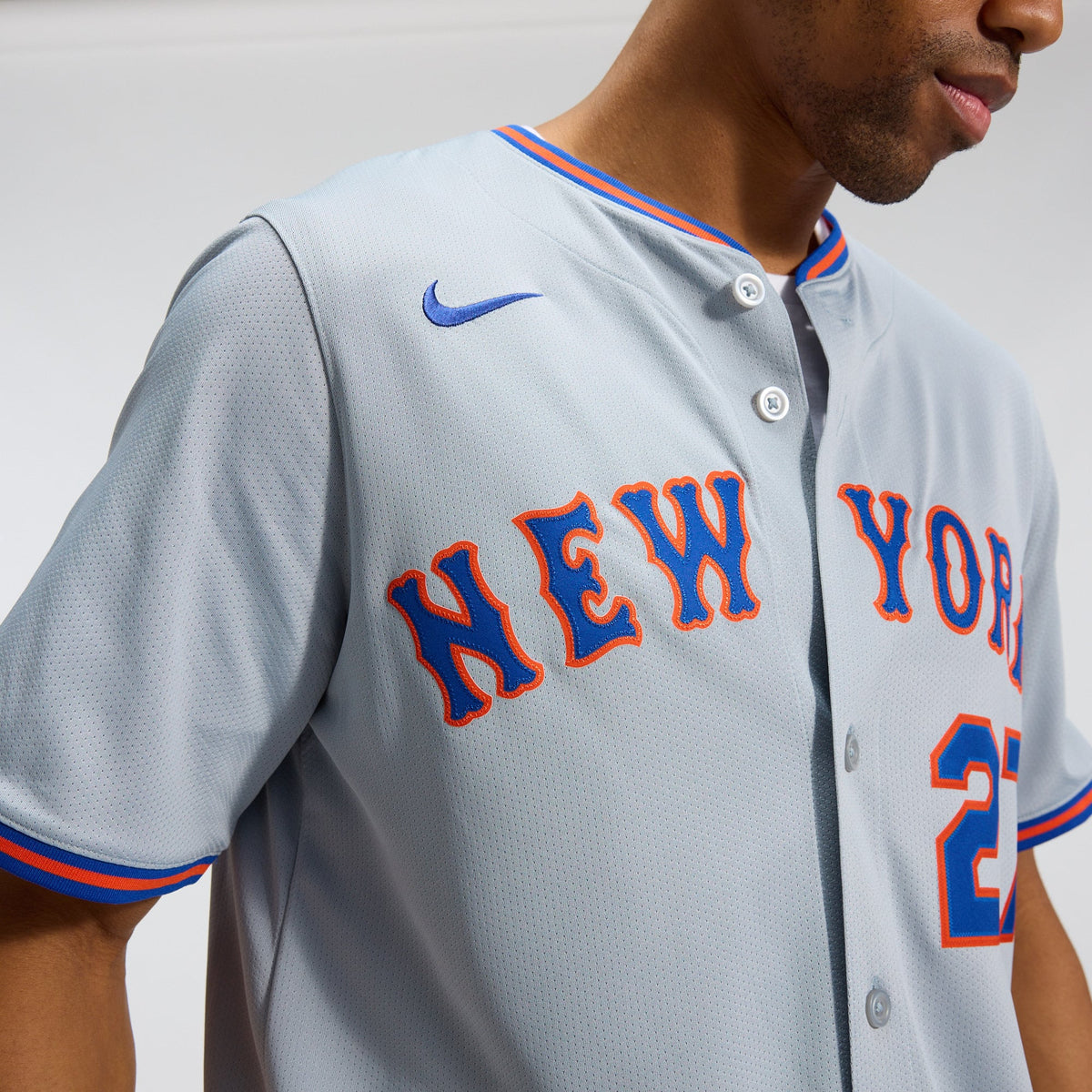 Men's New York Mets Mark Vientos Nike Gray All-Star Limited Jersey