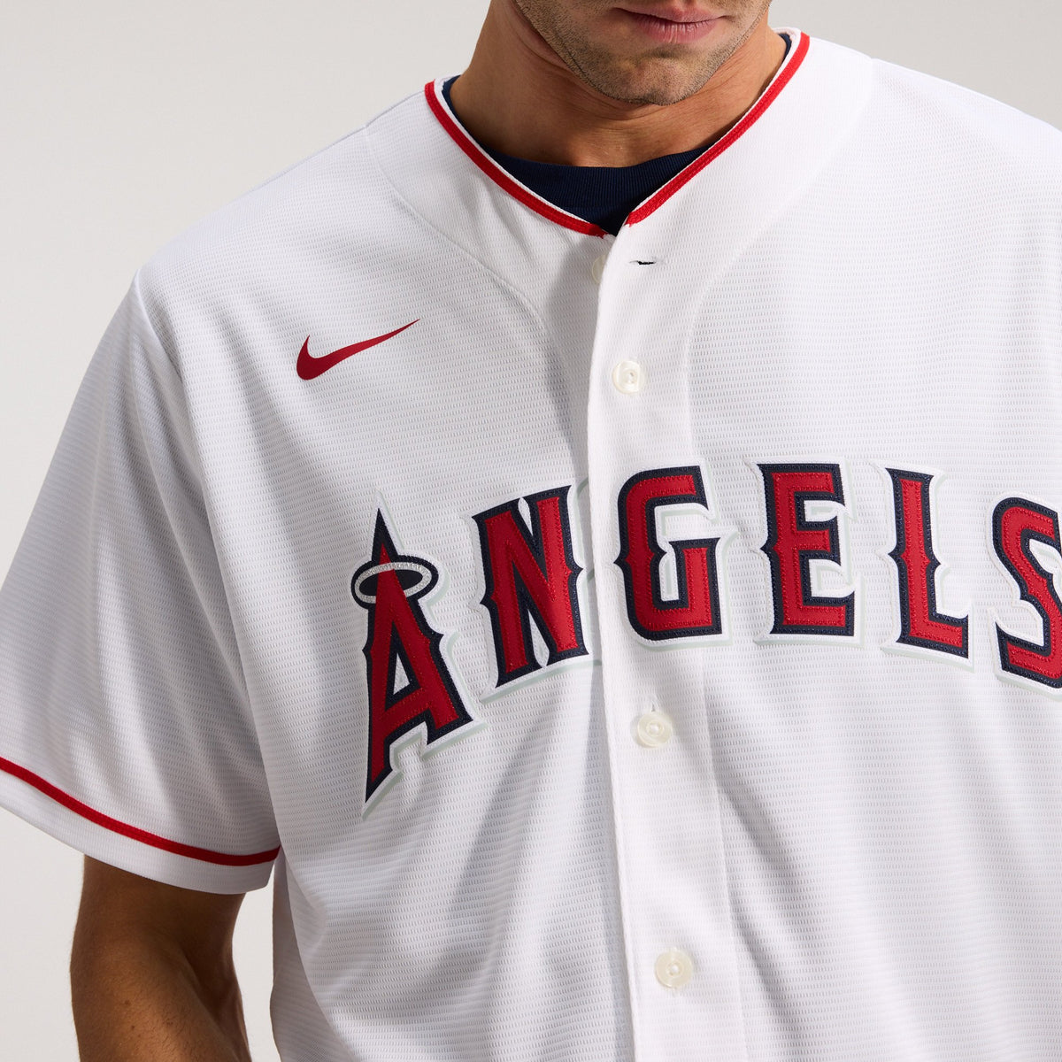 Men's Los Angeles Angels Nike White Home Replica Team Jersey